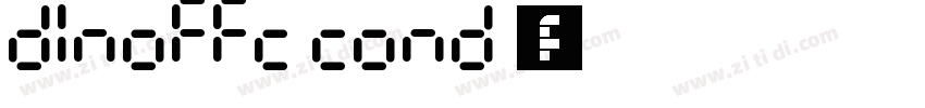 dinoffc cond 字体下载字体转换